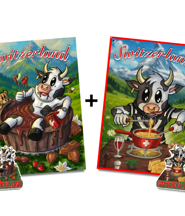 Mookai Postcard + Magnet Bundle